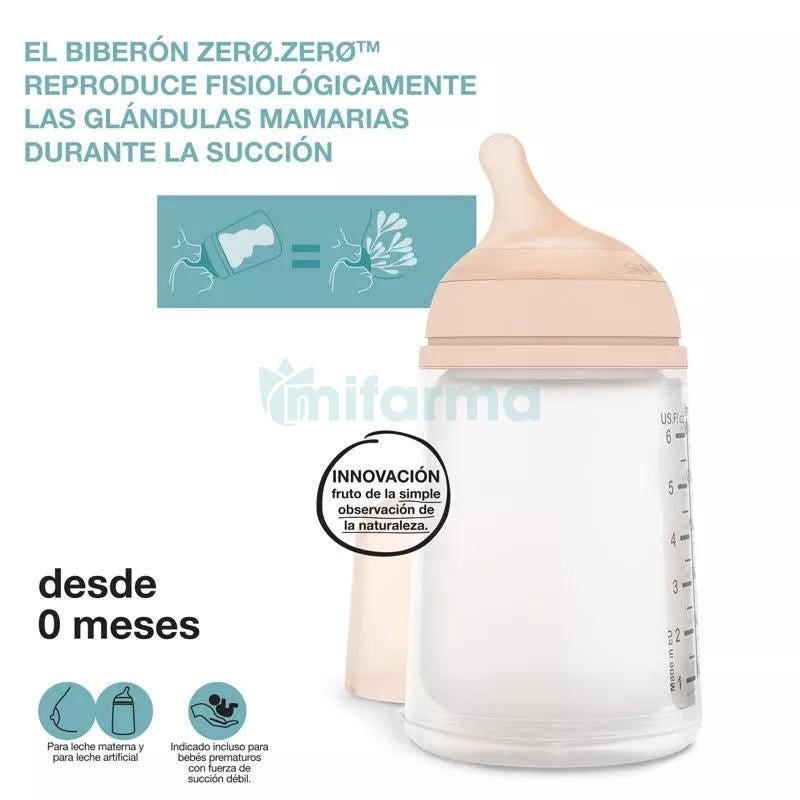 Biberon anti-colique débit moyen Zerø.Zerø (270 ml)