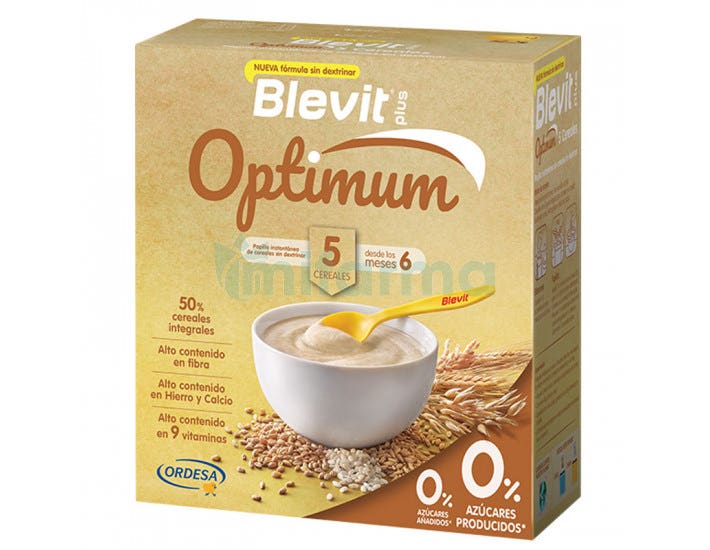 Blevit Plus Optimum 8 Cereales con miel 400 gr