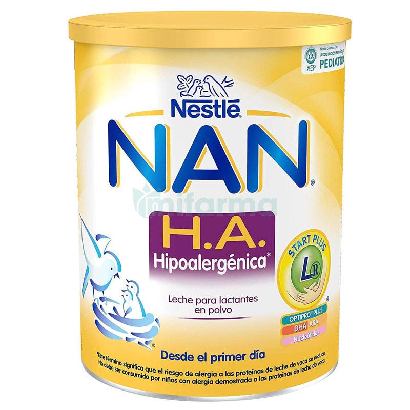 Nestle Nan 1 HA Leche Inicio Hipoalergénica 800 gr - Atida