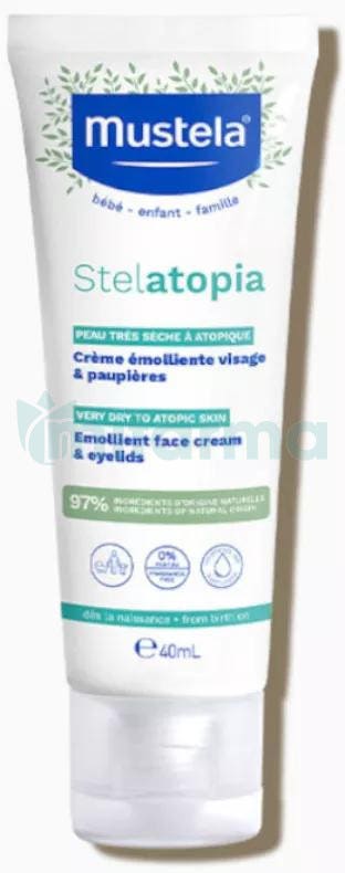 Crème Émolliente Visage Bébé Stelatopia 40ml - Mustela