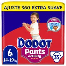 Couches-Culottes Dodot® Activity Pants™ Extra T6 (+15Kg) 37Uds